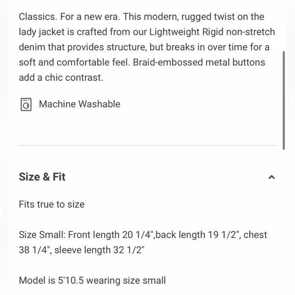 Rag & Bone Drew Denim Jacket
Lightweight Rigid Denim in Adeline - Picture 4 of 8